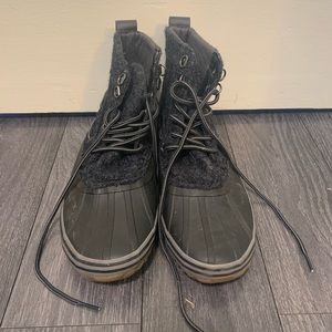 Men’s Sperry Duck boots Grey/Black 8.5